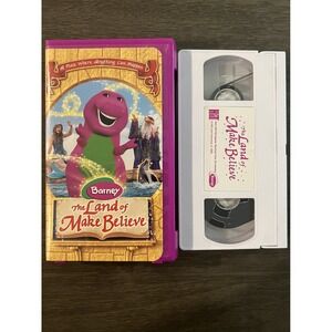 Barney - The Land of Make-Believe VHS (2005) Kids Songs Late Release Pre-owned